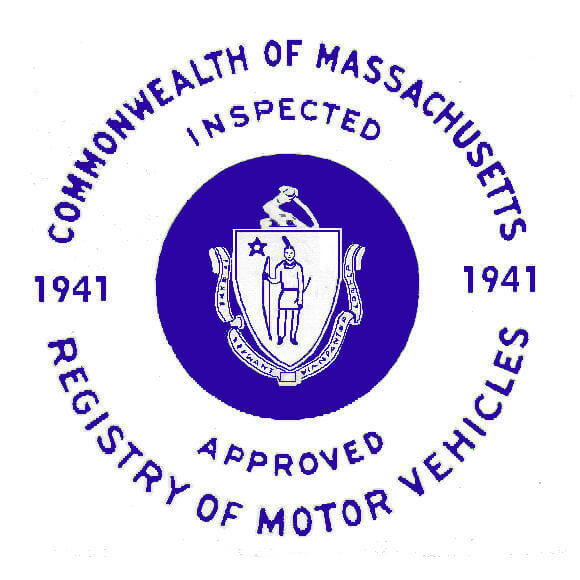 (image for) 1941 Massachusetts FALL INSPECTION Sticker